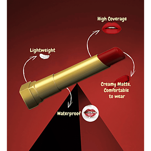 Coloressence Pure Matte Lipstick - Velvet Finish, Non-sticky, Long Lasting, 3.3 g Light Down 