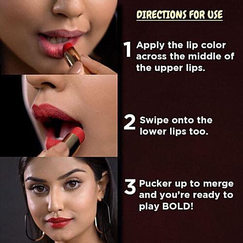 Coloressence Pure Matte Lipstick - Velvet Finish, Non-sticky, Long Lasting, 3.3 g Light Down 