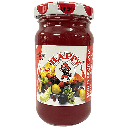 Buy HAPPY Mixed Fruit Jam 100 Natural, Zero Cholesterol, Vitamin C