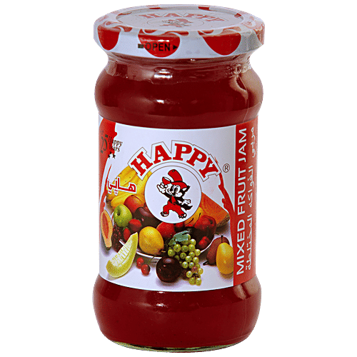 Buy HAPPY Mixed Fruit Jam 100 Natural, Zero Cholesterol, Vitamin C