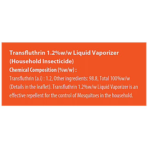 DND Ayurvedic Secure Mosquito Repellent Refill - Fits All Machines, Prevents Malaria & Dengue, 45 ml (Pack of 6)
