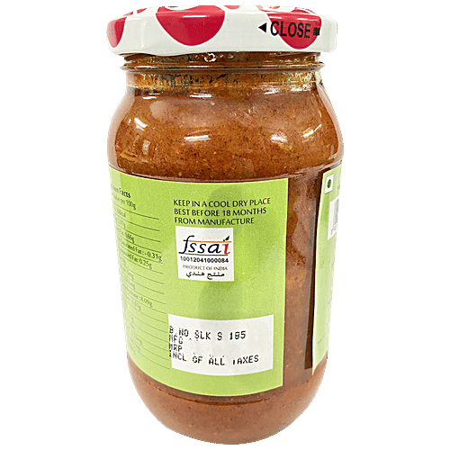 HAPPY Tender Mango Pickle - Adds Sweet & Nutty Flavour, 400 g Bottle