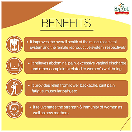 Sandu Dashmularishta - Useful For Backache & Vata Disorders, 450 ml  