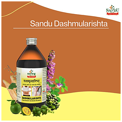 Sandu Dashmularishta - Useful For Backache & Vata Disorders, 450 ml  
