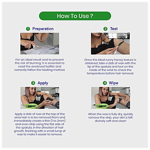 Nair  Hair Remover With Charcoal Wax For Legs & Body - Detox 2-In-1, For Sensitive Skin, 350 ml  