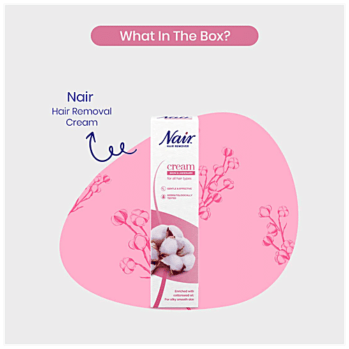Nair  Bikini & Underarm Hair Remover Cream For Delicate Areas, Gentle & Effective, 90 ml  