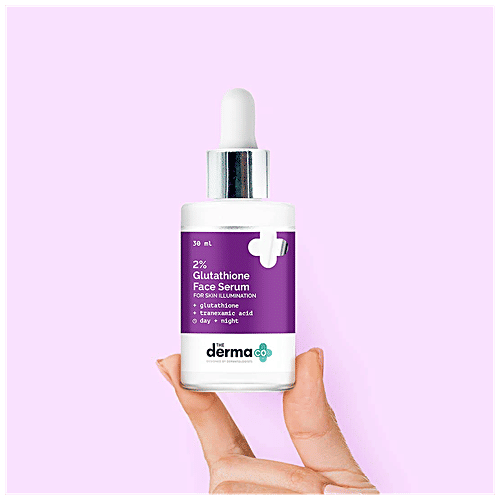 The Derma Co 2% Glutathione Face Serum - With Tranexamic Acid, For Skin Illumination, 30 ml