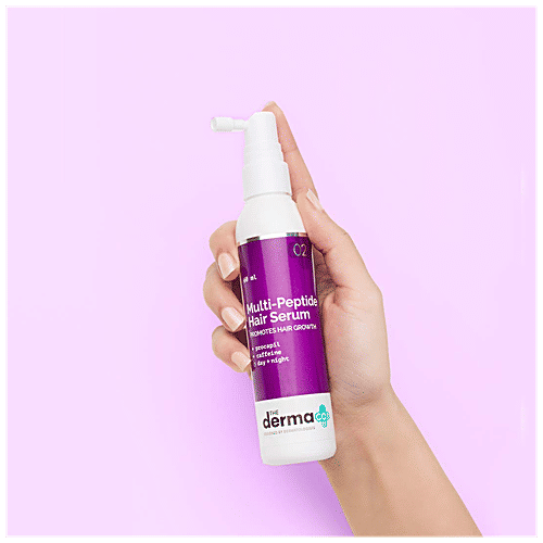 The Derma Co Multi-Peptide Hair Serum - With Procapil, Biotin & Caffeine, Promotes Hair Growth, 60 ml  