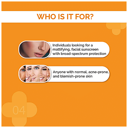 The Derma Co Ultra Matte Sunscreen Gel - SPF 60, Lightweight, Oil-Free, Prevents Sun Damages, 50 g  