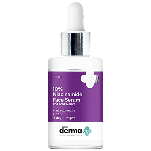 The Derma Co 10% Niacinamide Face Serum - With Zinc, Fragrance-Free, For Acne Marks, 30 ml  