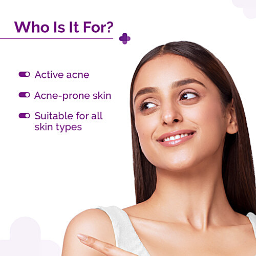 The Derma Co 2% Salicylic Acid Face Serum - With Witch Hazel & Willow Bark, For Active Acne, 30 ml  