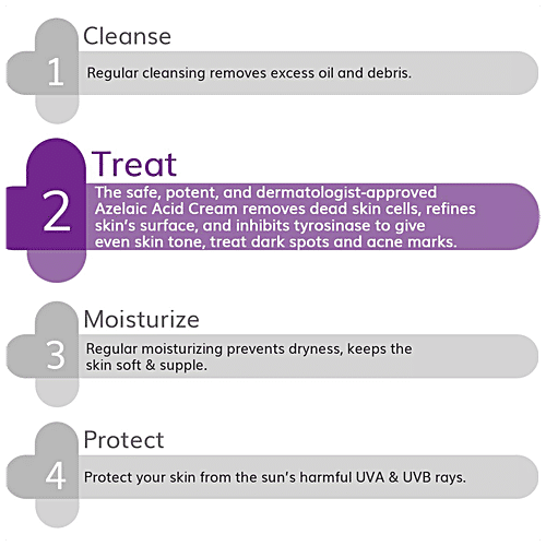 The Derma Co 10% Azelaic Acid Face Serum - With Vitamin E, For Uneven Skin Tone & Dark Spots, 50 g  