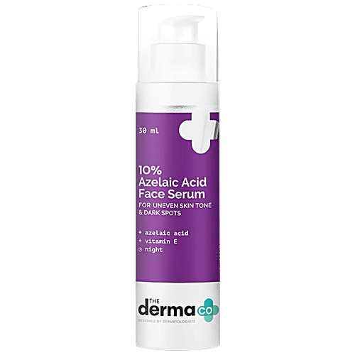 Buy The Derma Co 10 Azelaic Acid Face Serum With Vitamin E, For Uneven Skin Tone & Dark Spots
