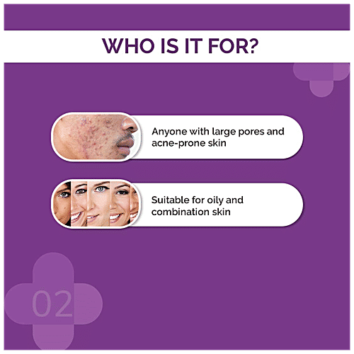 The Derma Co 5% AHA-BHA Face Gel - Minimises Pores, Fine Lines, For Active Acne, 30 g