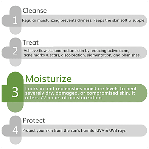 The Derma Co Ceramide + HA Intense Face Moisturizer - Treats Acne & Pigmentation, For Dry Skin, 50 g  