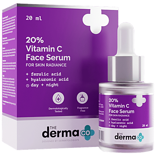 Buy The Derma Co 20 Vitamin C Face Serum With Ferulic & Hyaluronic