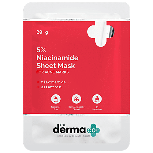 Buy The Derma Co 5 Niacinamide Sheet Mask With Allantoin, Fragrance