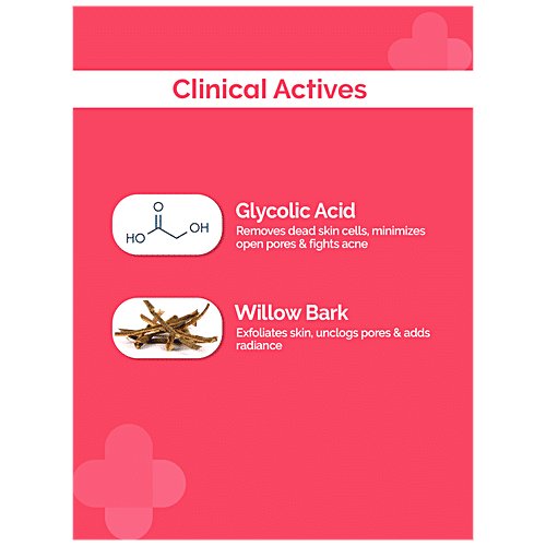 The Derma Co 1.5% AHA & BHA Sheet Mask - With Glycolic Acid, For Clear & Smooth Skin, 20 g (Pack of 2)