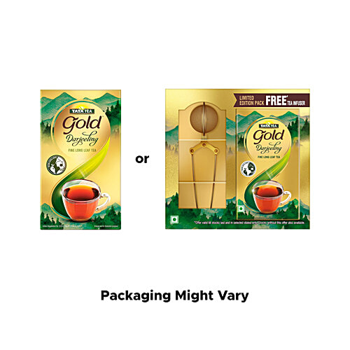 Tata Tea Gold Darjeeling Darjeeling Fine Long Leaf Tea, 200 g Box 