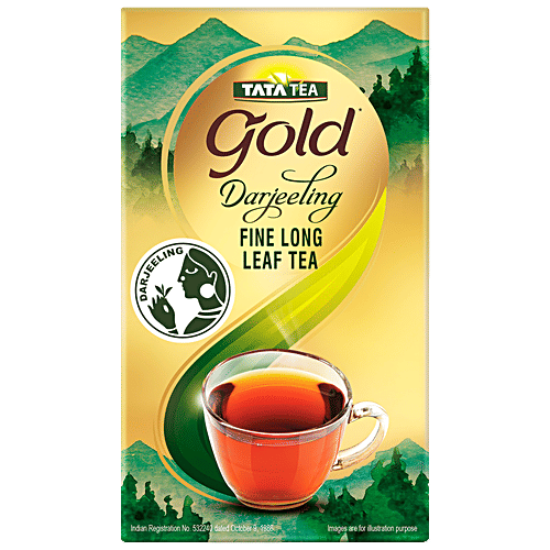Tata Tea Gold Darjeeling Darjeeling Fine Long Leaf Tea, 200 g Box 