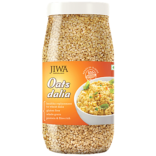 Buy Jiwa Oats Dalia 100 Natural & Gluten Free, Wholegrain Online at