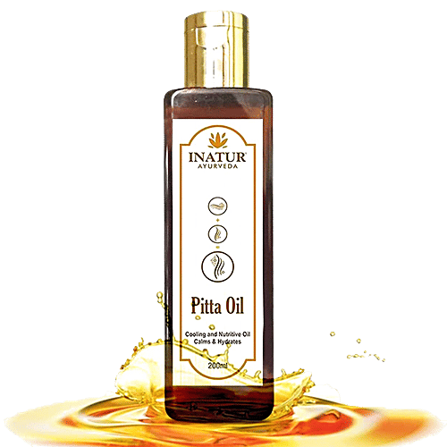 Buy INATUR Pitta Massage Oil Calming & Nourishing Online at Best