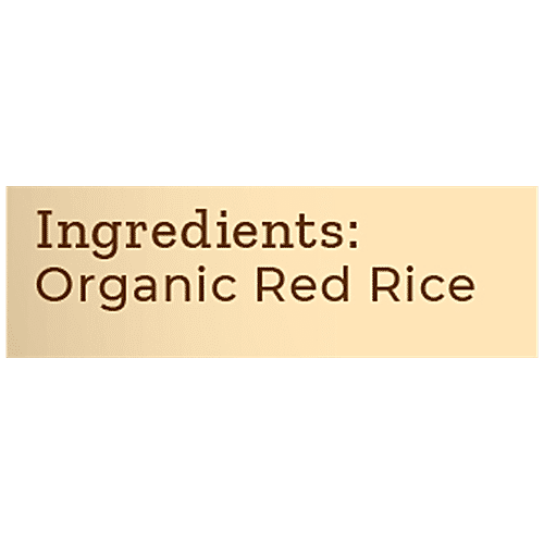 Jiwa Organic Red Rice - Natural & Gluten Free, Wholegrain, 1 kg  