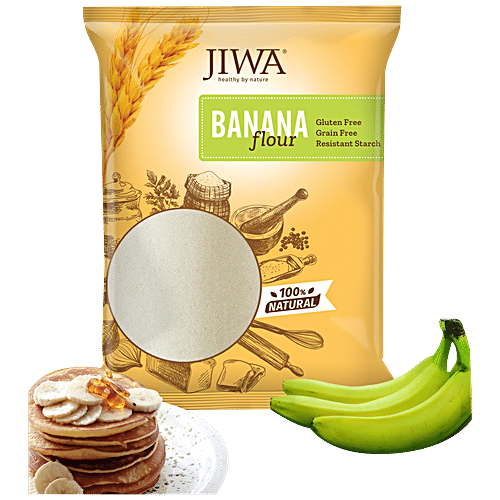 Buy Jiwa Raw Banana Flour 100 Natural & Gluten Free, Grain Free