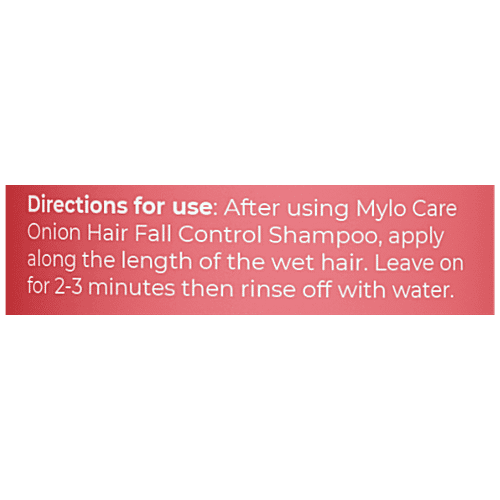 Mylo Care Anti-Hair Fall Onion Care Range With Shampoo, Conditioner & Oil - Contains Red Onion Oil, Bhringraj, Plant Keratin & Hairy Root Culture Extract, 200 ml (Set of 3) 