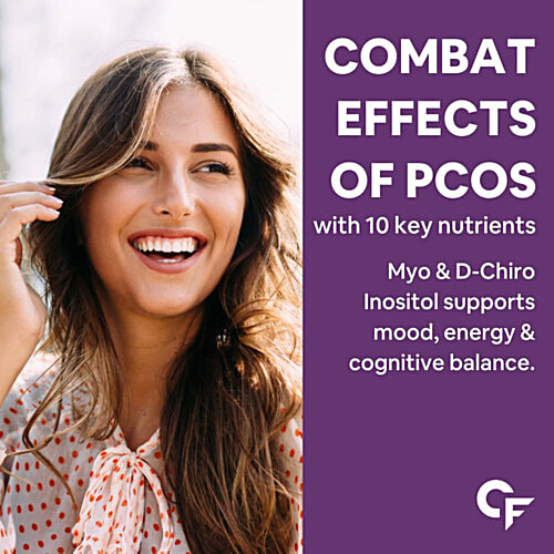 Carbamide Forte PCOS Balance Supplement - MYO, D-Chiro, Inositol 40:1, Supports Hormonal Balance, Berberine & L-Methylfolate, 60 pcs  