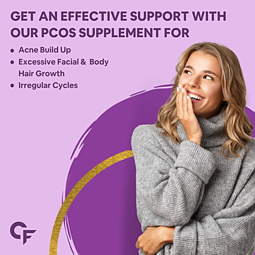 Carbamide Forte PCOS Balance Supplement - MYO, D-Chiro, Inositol 40:1, Supports Hormonal Balance, Berberine & L-Methylfolate, 60 pcs  