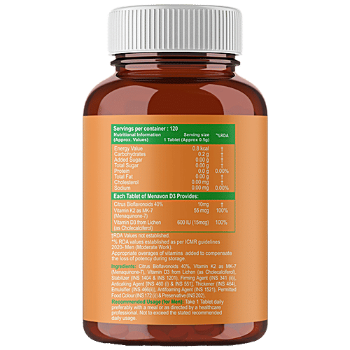 Buy Carbamide Forte Vitamin D3 K2 MK7, Lichen Source with Vitamin K2