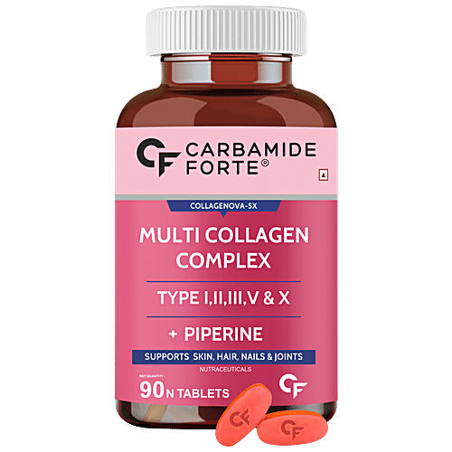 Buy Carbamide Forte Hydrolysed Multi Collagen Peptide Tablets With All