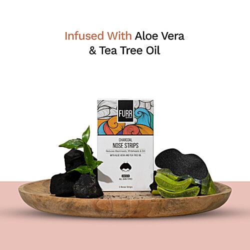 Furr By Pee Safe Charcoal Nose Strips, 3 pcs  