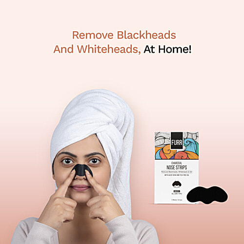 Furr By Pee Safe Charcoal Nose Strips, 3 pcs  