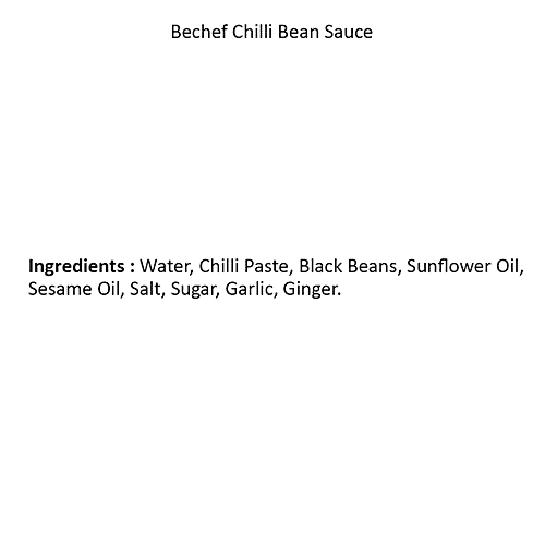 Bechef Chilli Bean Sauce - Vegan Classic, Chinese Sauce, Bold Flavours, Original Recipe, 200 g  