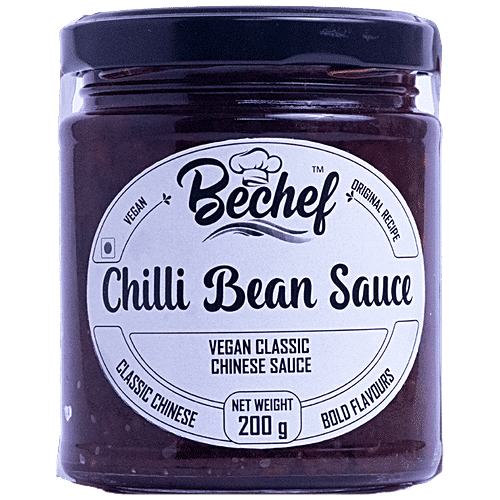 Bechef Chilli Bean Sauce - Vegan Classic, Chinese Sauce, Bold Flavours, Original Recipe, 200 g  