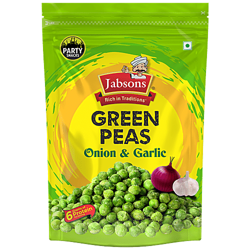 Buy JABSONS Green Peas Onion Garlic, Protein Rich, Traditional