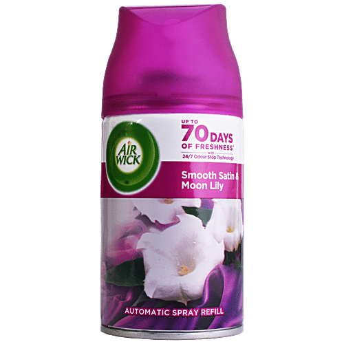 Buy Air wick Automatic Spray Refill Smooth Stain & Moon Lily Up To 7