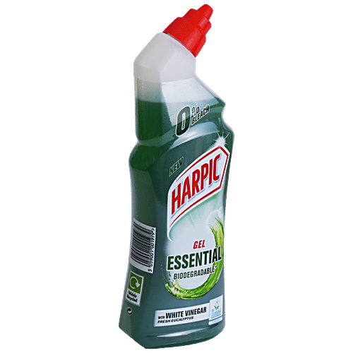 Harpic Toilet Cleaner - With White Vinegar & Fresh Eucalyptus, 750 ml