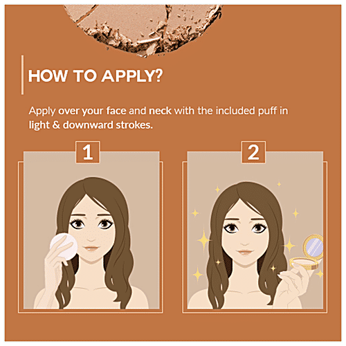 ColorBar 24 Hrs Wear Weightless Powder Foundation - Sweat-Proof Formula, Makes Complexion Even-Toned, 9.5 g PF 05 