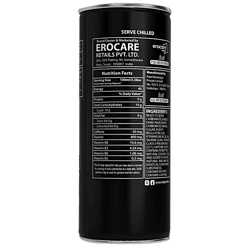 Coco High X-Treme Original Energy Drink - Rich In Protein, Refreshing, 250 ml Can