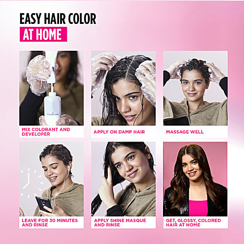 L'Oreal Paris Casting Creme Gloss - No Ammonia, Ultra Visible Hair Colour, Optimal Grey Coverage, 3 pcs (87.5 g+72 ml)