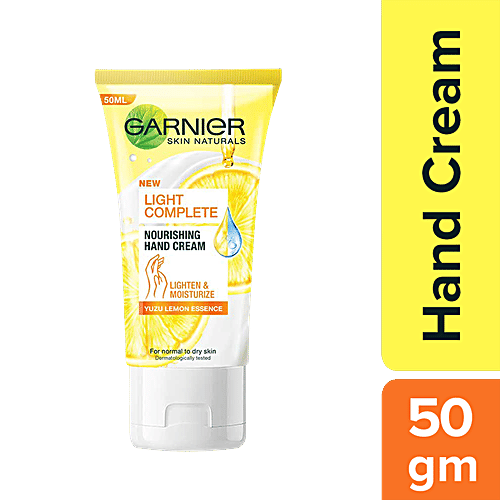 Buy Garnier Skin Naturals Light Complete, Nourishing Hand Cream, with