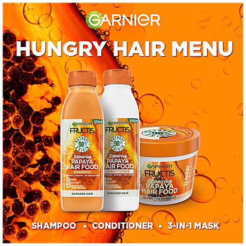 Buy Garnier Fructis Repairing Papaya Shampoo Hair Food, For Damaged