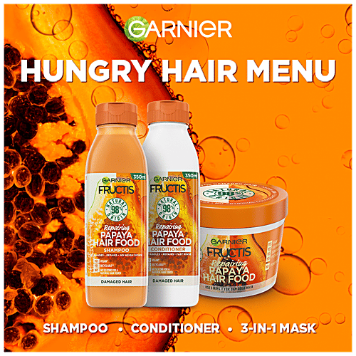 Buy Garnier Fructis Nourishing Papaya Hair Food Conditioner, For Dry Hair, Detangles