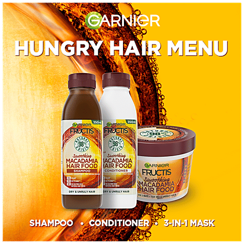 Buy Garnier Fructis Smoothing Macadamia Hair Food Conditioner, For