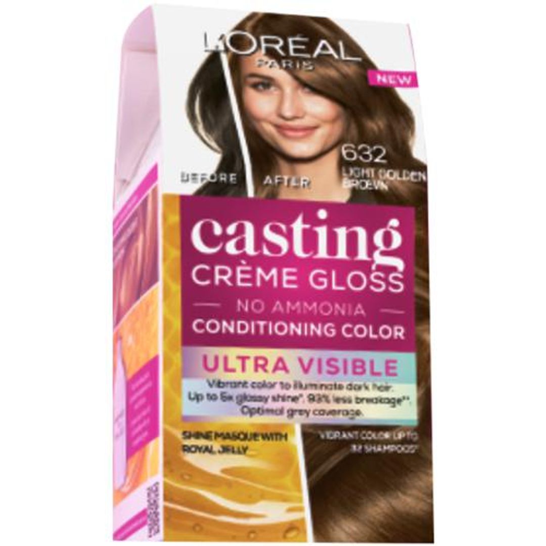 Loreal Paris Casting Creme Gloss - No Ammonia, Ultra Visible Hair Colour, Optimal Grey Coverage, 3 pcs (100 g + 60 ml)