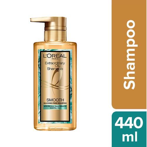 Buy Loreal Paris Extraordinary Oil Shampoo - Smooth, With Essential Oils,  Paraben & Silicone Free, Nourishes Deeply, For Straight Frizz-Free Hair  Online at Best Price of Rs 899 - bigbasket
