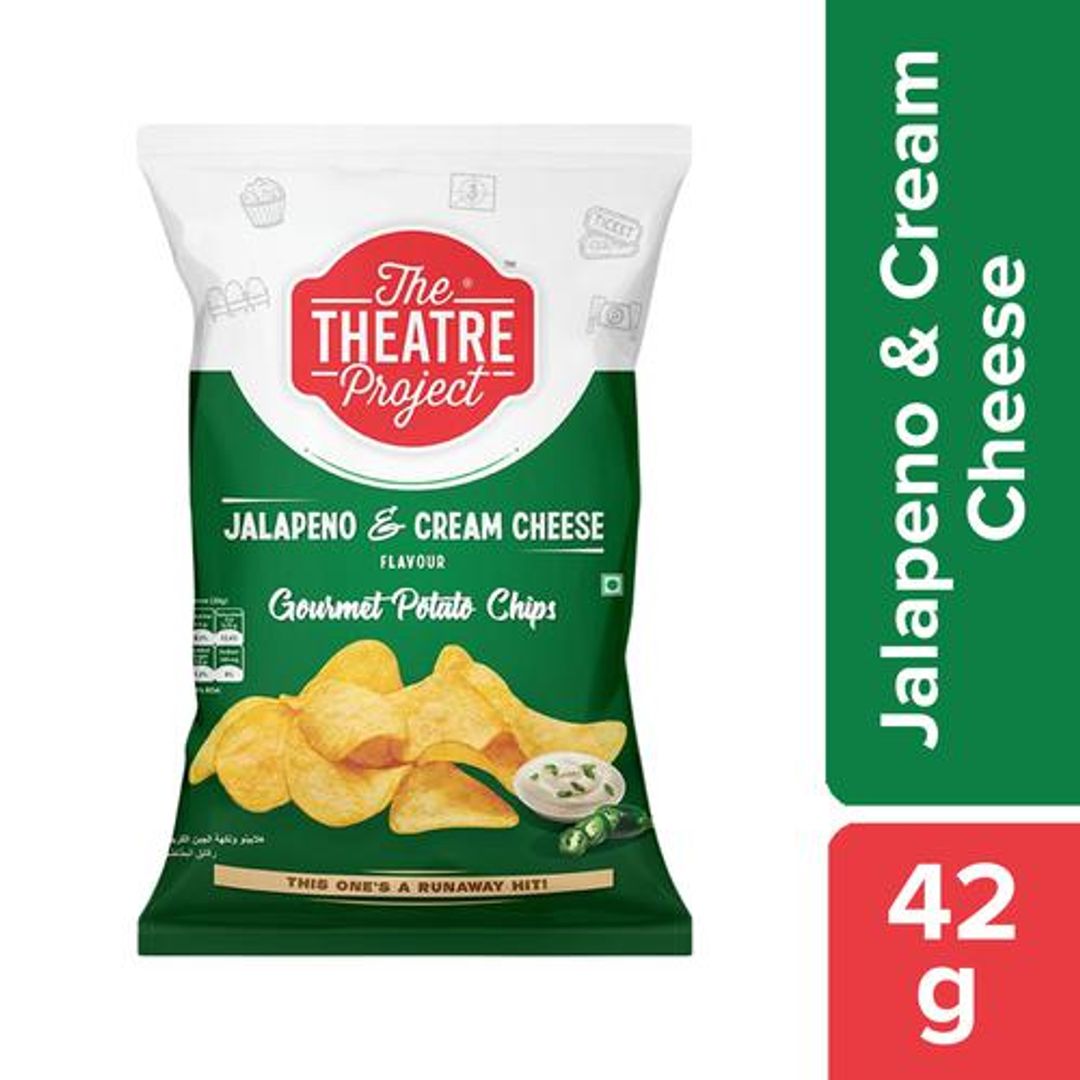 The Theatre Project Gourmet Potato Chips - Jalapeno & Cream Cheese, 42 g 